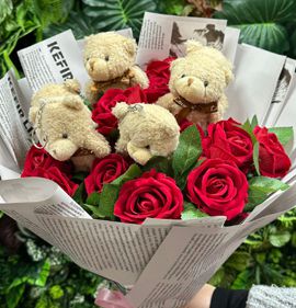 sarı ayıcıklar aksoy çiçekçilik